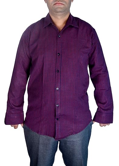 white jeans purple shirt