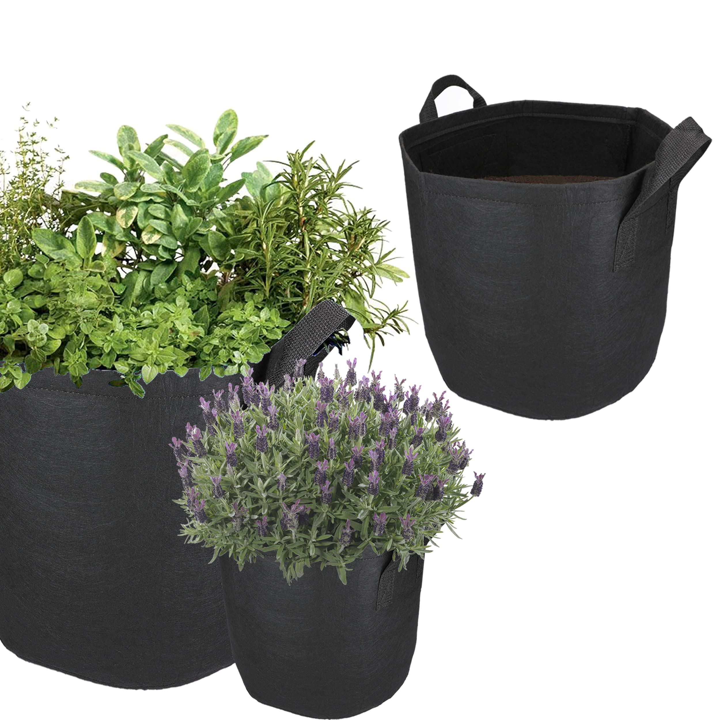 mumbi Plant Bag 30 litres, Black, 30 liters