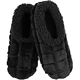 Snoozies Slipper Socks for Women Indoor, Cozy Sherpa-Lined Womens Slippers Non-Skid, Ladies Gifts
