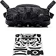 WRAPGRADE Skin Stickers Compatible with DJI Goggles 3 (Black Bumpy Camo)