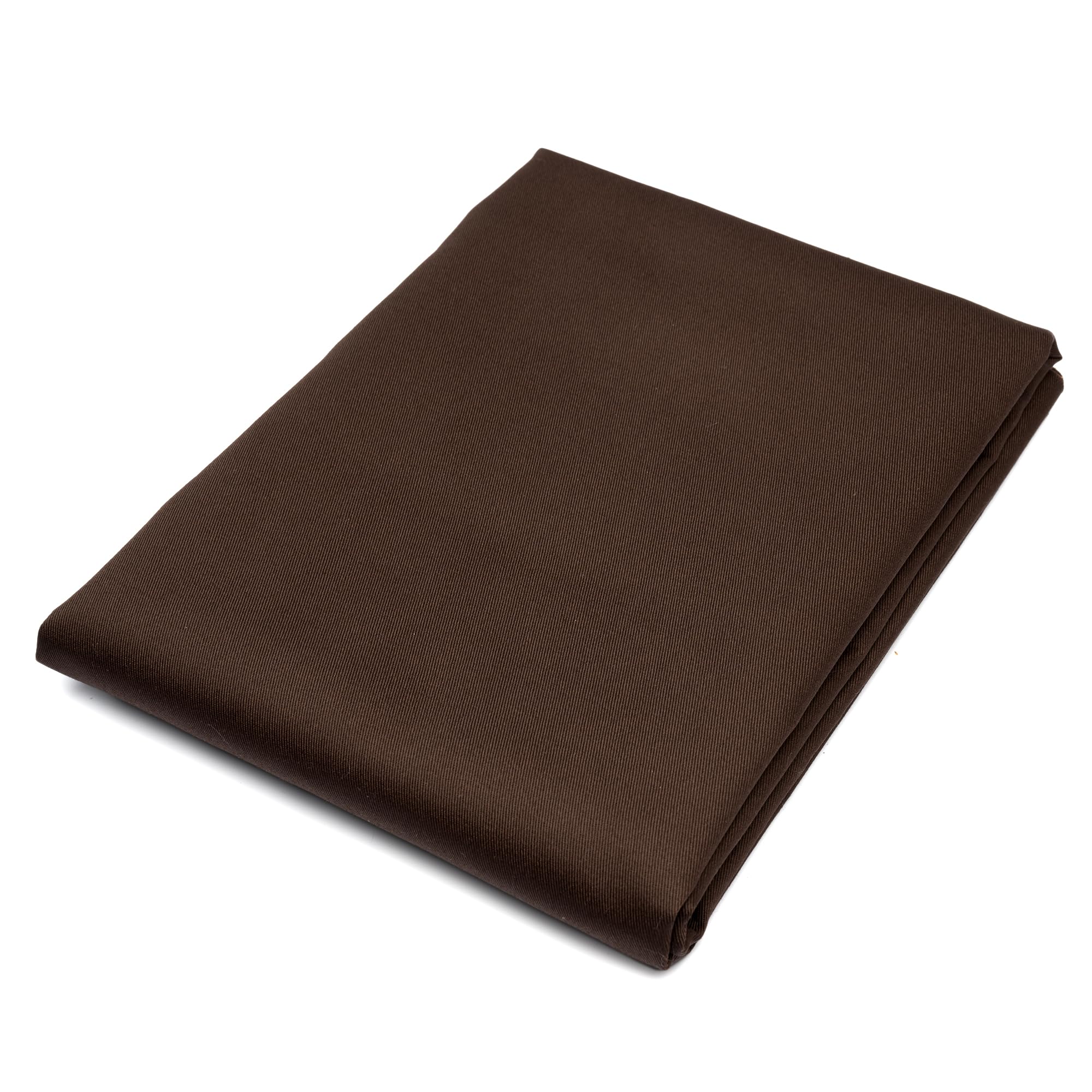 Pico Textiles 5 Yards Bolt Brown Poly Cotton Twill