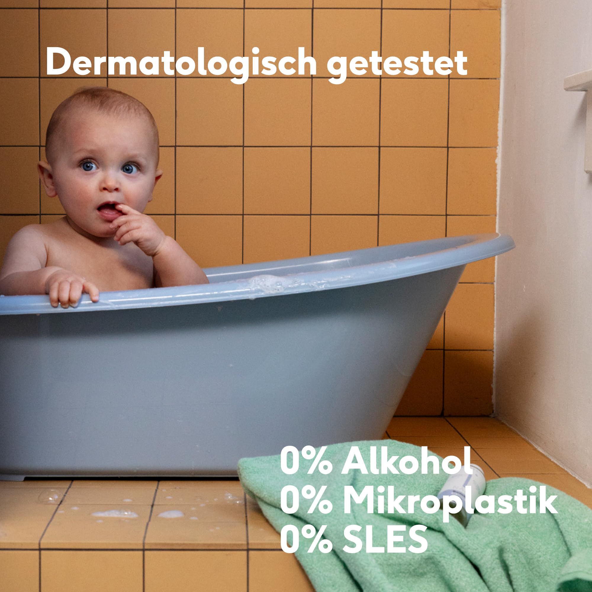 Naïf - 2 in 1 Shampoo & Duschgel - 0% Parfüm - Ohne SLES, Mikroplastik oder Silikone - Dermatologisch getestet - Inhaltsstoffe auf natürlicher Basis - 200ml 5