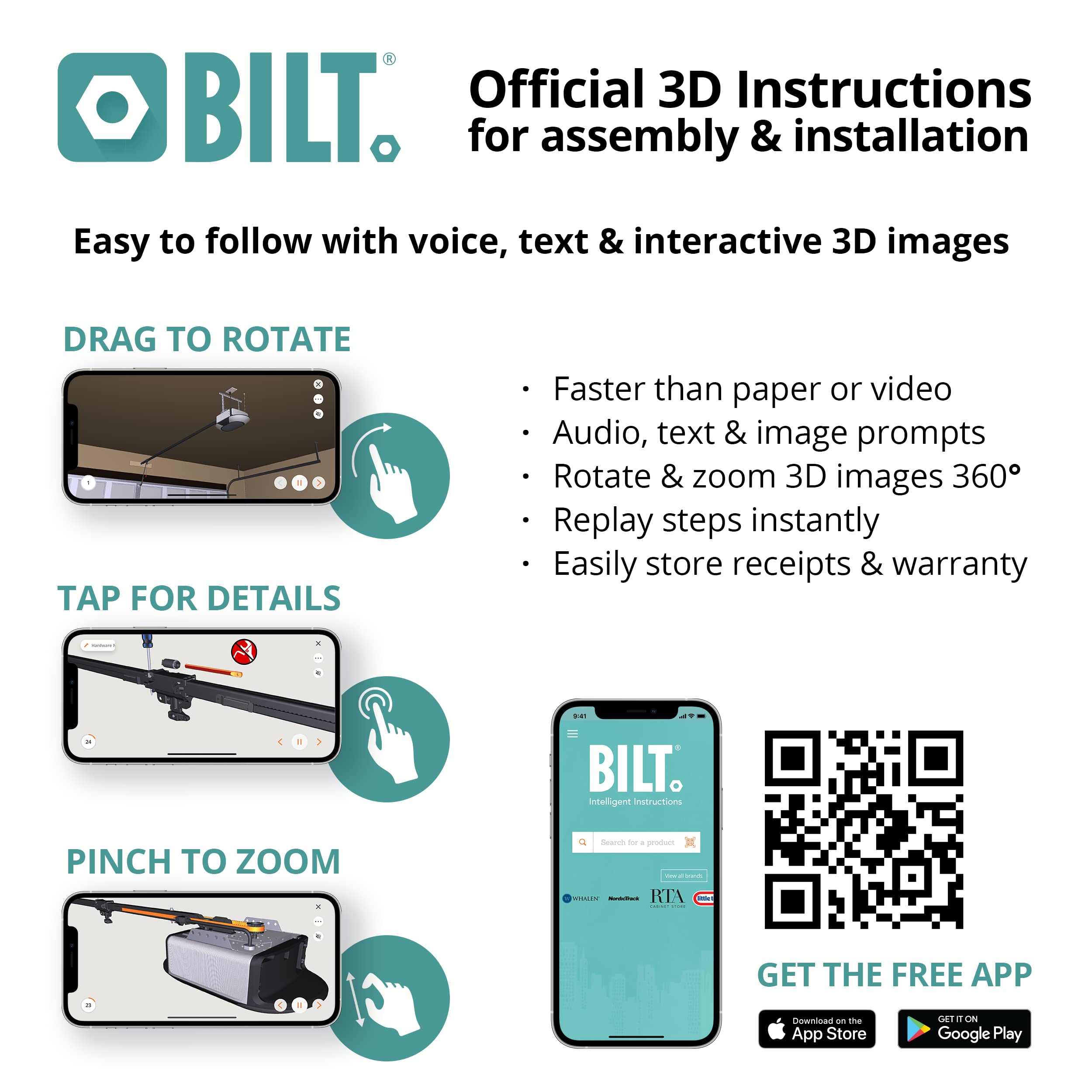 Chamberlain B2405 Quiet Wi-Fi Garage Door Opener, Wireless Keypad - Quantity 1 - View 8