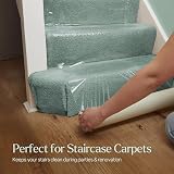 WINSOME Extra Thick 90 Micron Carpet Protector Film 60cm x 25m view 7