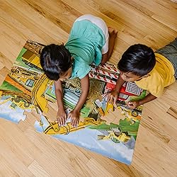 Melissa & Doug Building Site Floor Puzzle, 48 pc