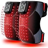 LTW 2 Pack Knee Massager with Heat &amp; Red Light Therapy for Pain Relief | FSA&amp;HSA, 5000mAh Cordless Heated Knee Brace with 3 Heat / 3 Vibration / 5 Light Levels, 72 Red Lights 660nm &amp; 850nm infrared
