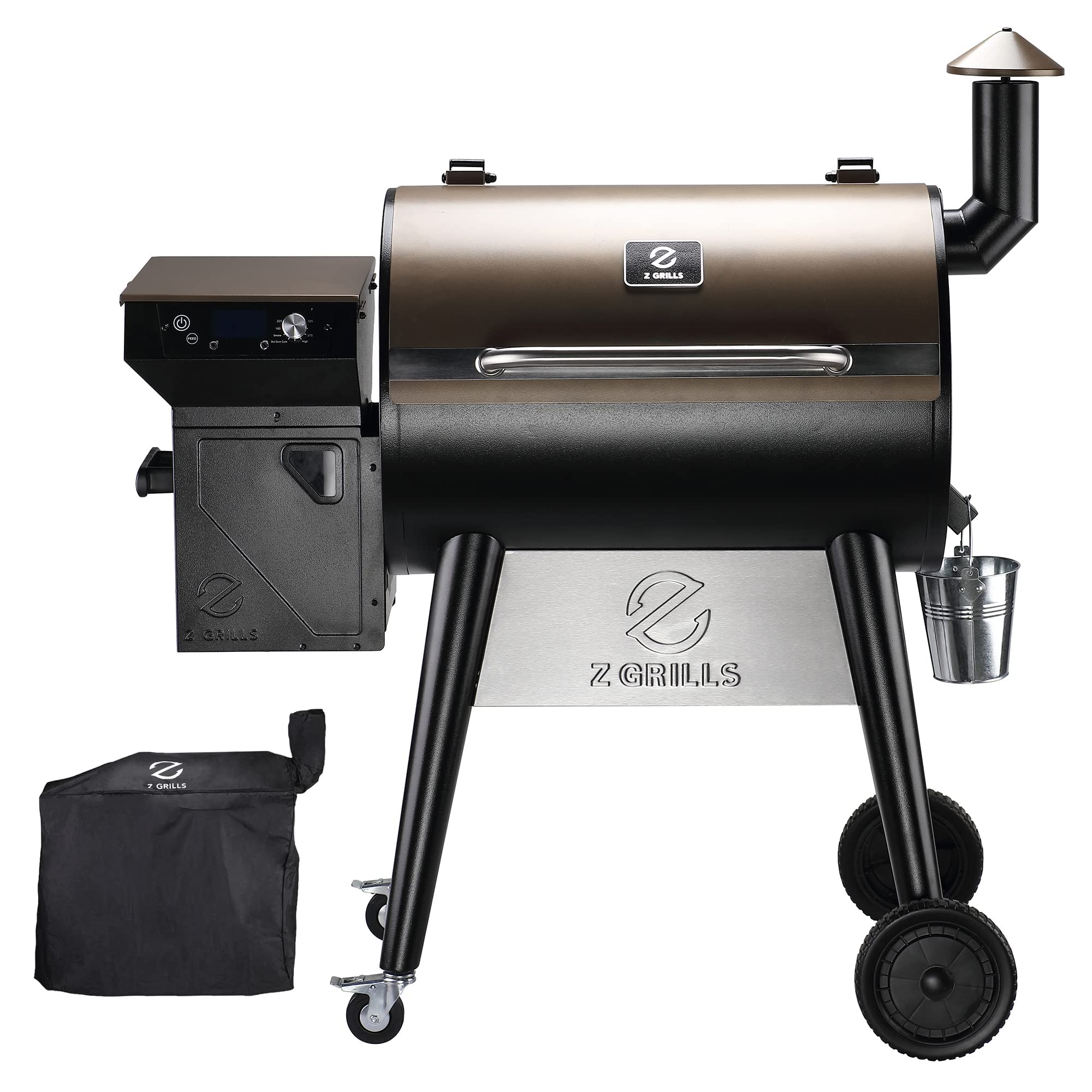 Photo 1 of ***TRUCK/TRAILER PICKUP ONLY***Z GRILLS Upgrade 8 in 1 Wood Pellet Grill & Smoker for Outdoor Cooking, BBQ Grill with PID 2.1 Controller, LCD Screen, 697 sq, Meat Probes, Rain Cover (read clerk comments)