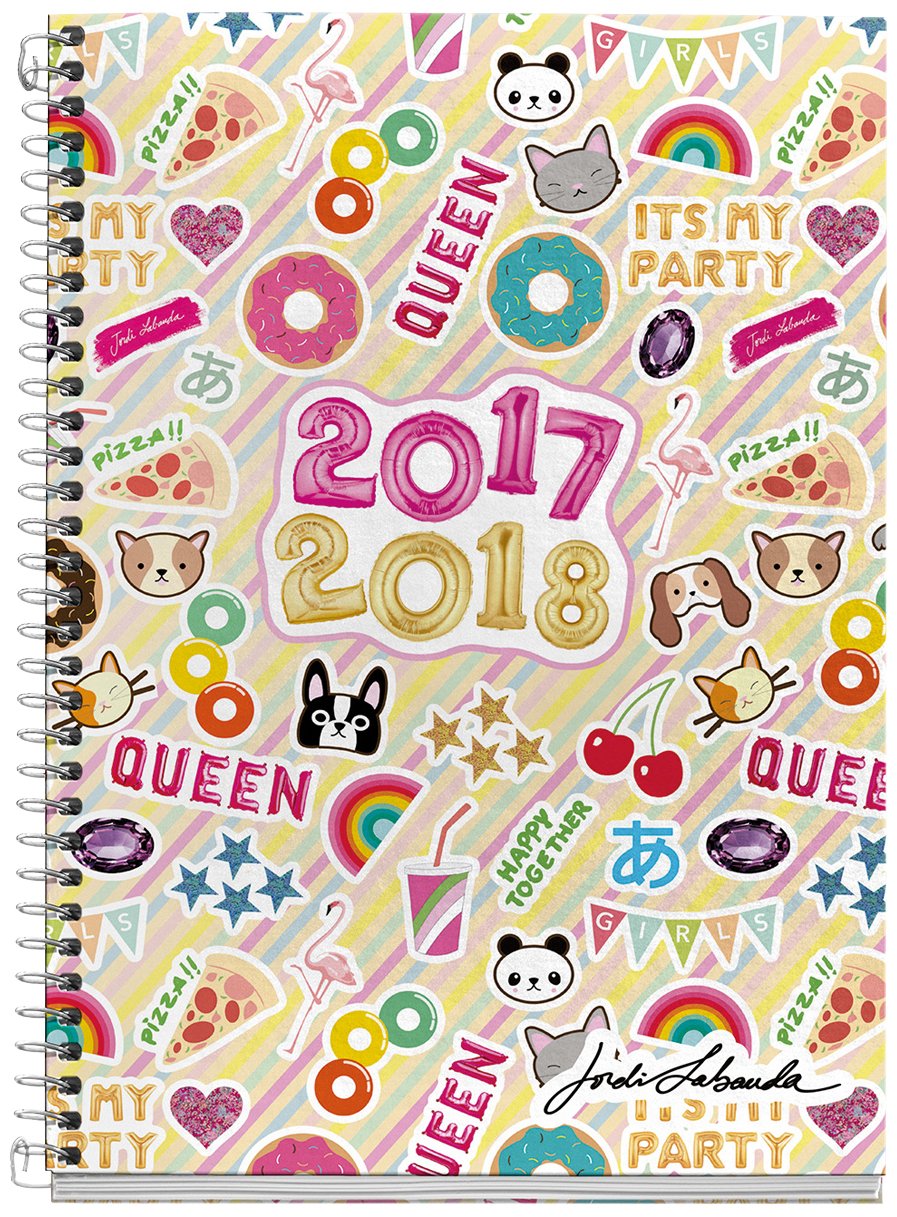 Jordi Labanda 270035 – School Agenda Plus, 155 x 215 mm, Week to View, Design Kawaii