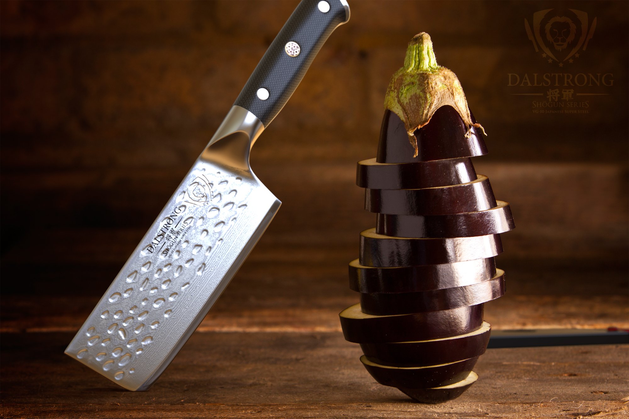 DALSTRONG Nakiri Vegetable Knife Shogun Series X VG10 Hammered