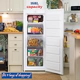 Russell Hobbs Freestanding Upright Freezer 168L 145x54x59cm White RH143FZ552E1W view 4