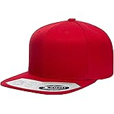 Flexfit 110 Classic Snapback Hat, Red, One Size