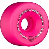 Rollerbones Team Logo 101A Recreational Roller Skate Wheels (Set of 8)