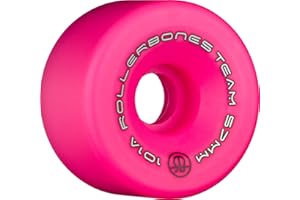 Rollerbones Team Logo 101A Recreational Roller Skate Wheels (Set of 8)