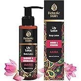 Botanic Rain Organic Body Lotion with Lily & Lotus – Deeply Nourishing, Anti-Aging Ayurveda Moisturizer for Dry, Crepey Skin – Natural, Vegan & Ayurvedic – 6.76 fl oz (Pack of 1)