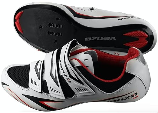 title=Venzo Road Bike For Shimano SPD SL Look Cycling Bicycle Shoes 42.5