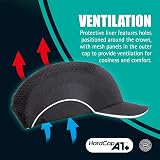 JSP Hardcap A1+ Bump Cap 5cm Peak EN812:2019 A1 Low Profile view 4