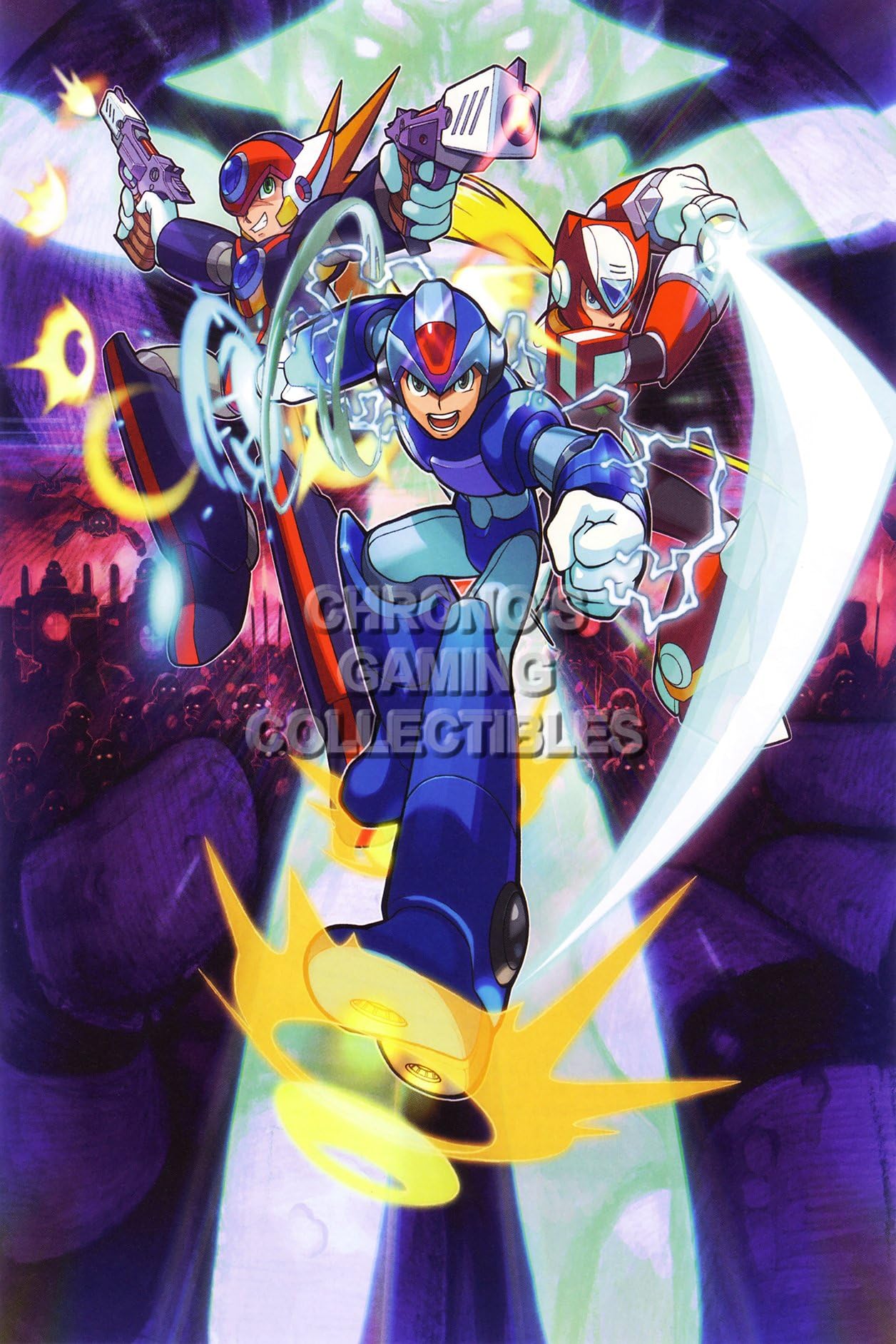 CGC Huge Poster - Mega Man X8 Playstation 2 PS2 - MMX018 (24" X 36")