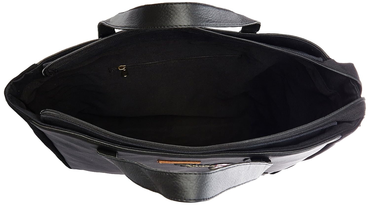 kanvas katha women's tote bag (black) ()