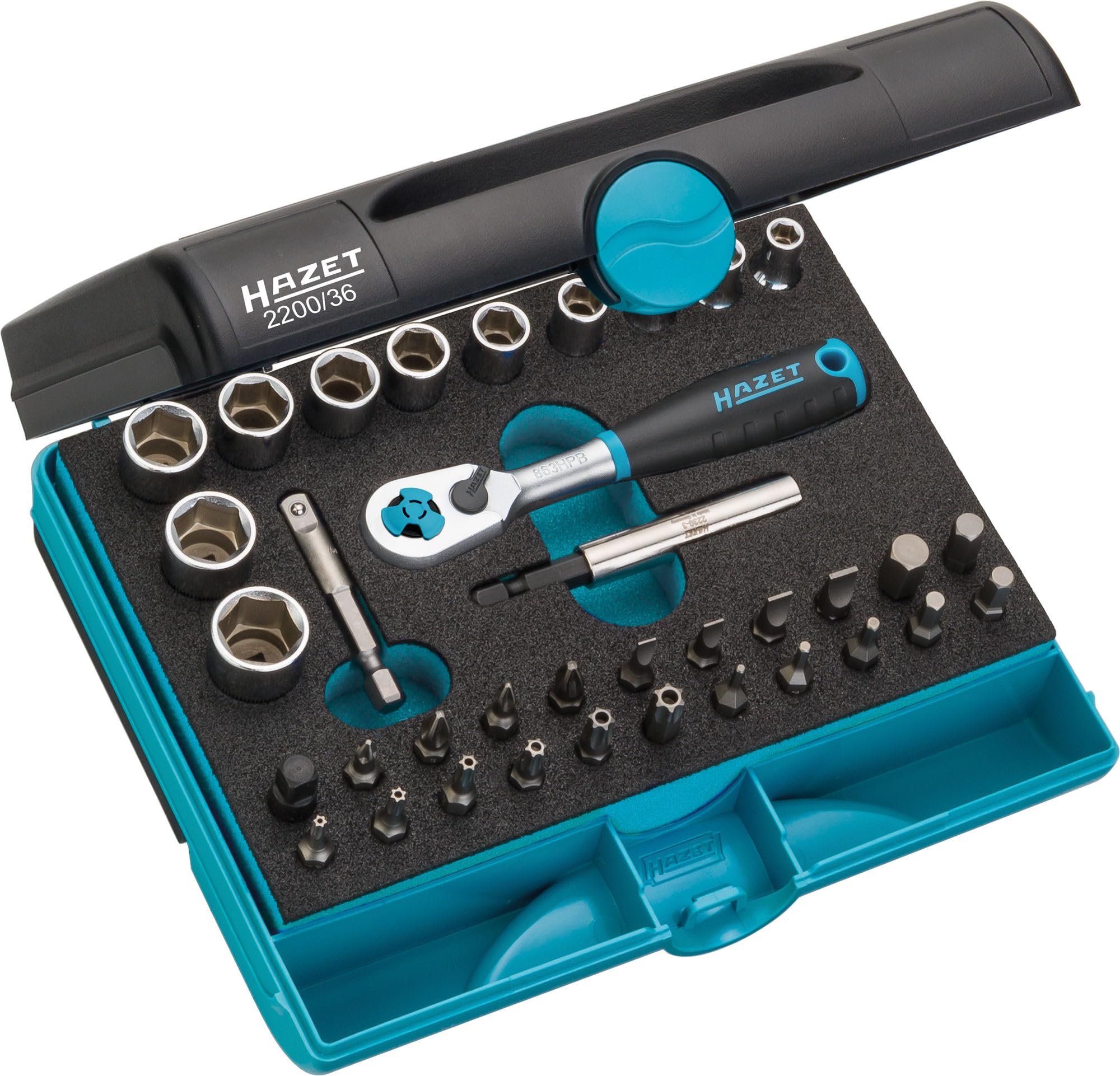 HAZET 2200/36 Socket Set - Multi-Colour