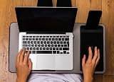 SEFFO Lap Desk Laptop Stand with Cushion, Mouse Pad & Phone Holder 15.6" view 6