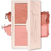 Jouer Blush Bouquet Duo Deluxe Mini 2 Shade Blush Palette High Pigment Powder Natural Flush Beauty Cosmetics Vitamin E Talc-Free Paraben, Gluten & Cruelty Free