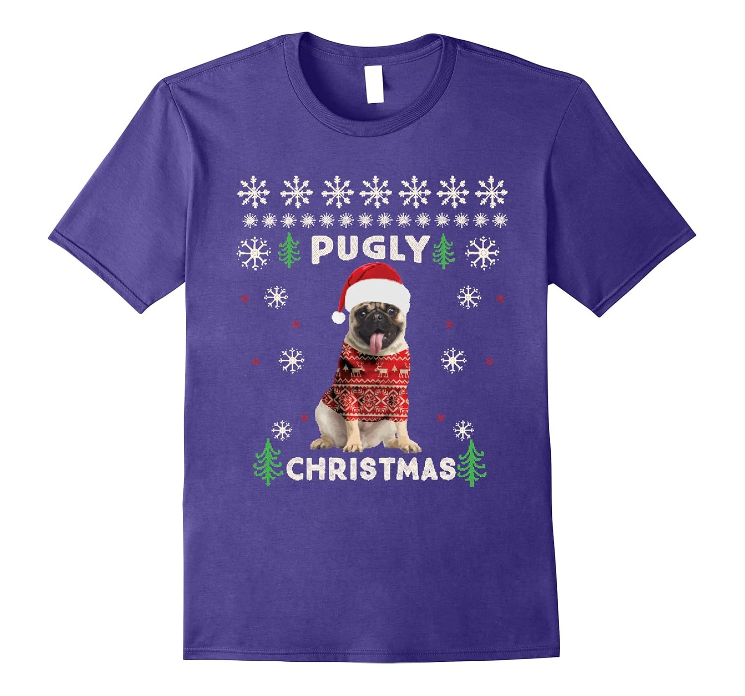 Pugly Ugly Christmas Sweater Tshirt Men & Women-ANZ