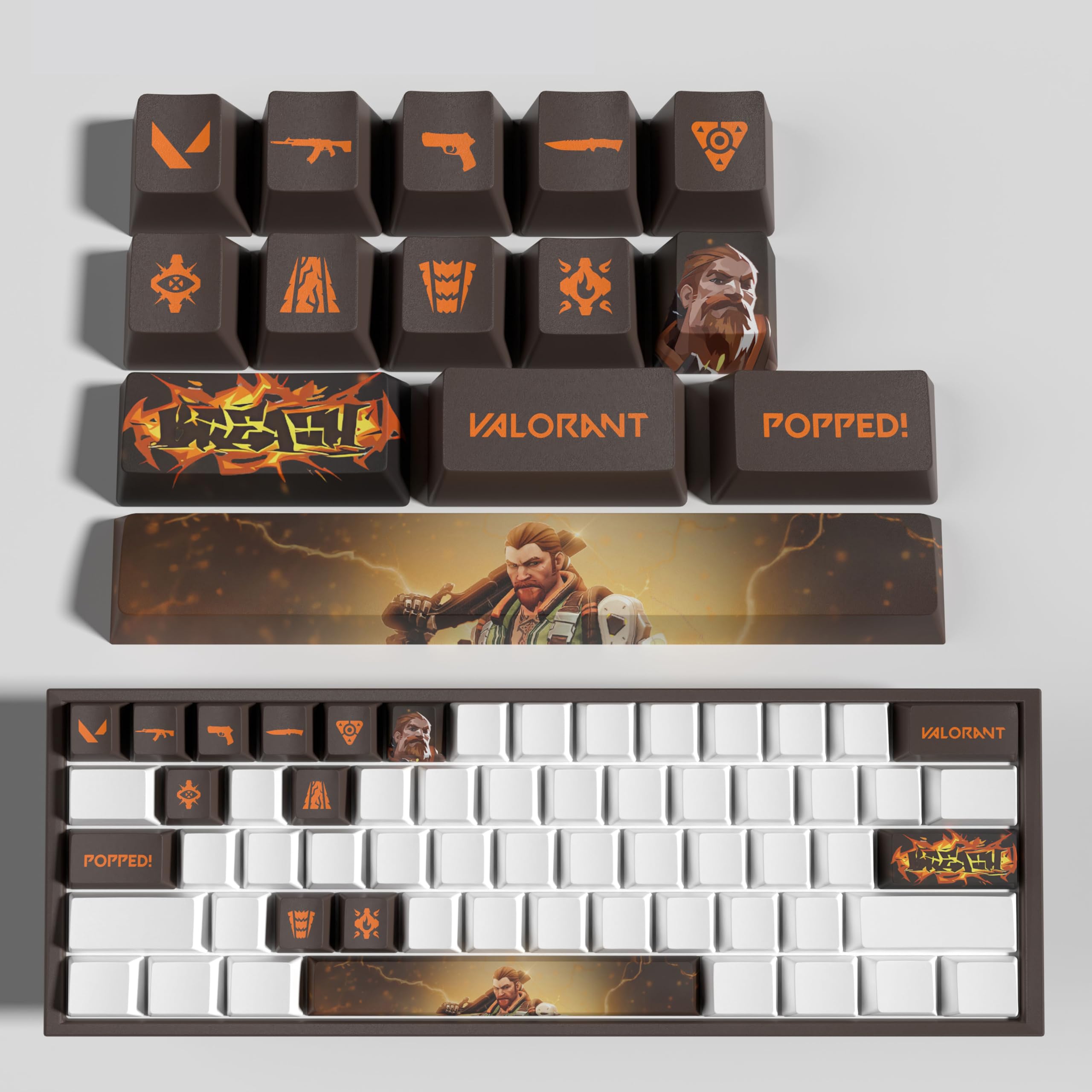 GATOKIT Valorant Custom Keycaps OEM Profile 14keys
