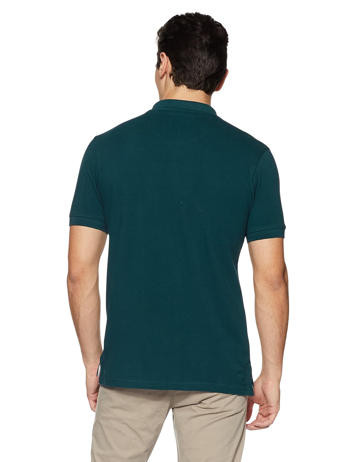 symbol amazon brand men's plain regular fit polo
