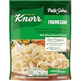 Knorr Parmesan Pasta Sides 4.3 oz, Quick Easy Meal, Side Dish, 1PK | Quick side dish for weeknight meals and easy meal prep; no artificial flavors; no preservatives; Parmesan; 4.3 oz.