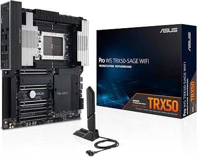 ASUS PRO WS TRX50 SAGE WIFI Motherboard DDR5 ECC sTR5 Socket AMD Ryzen