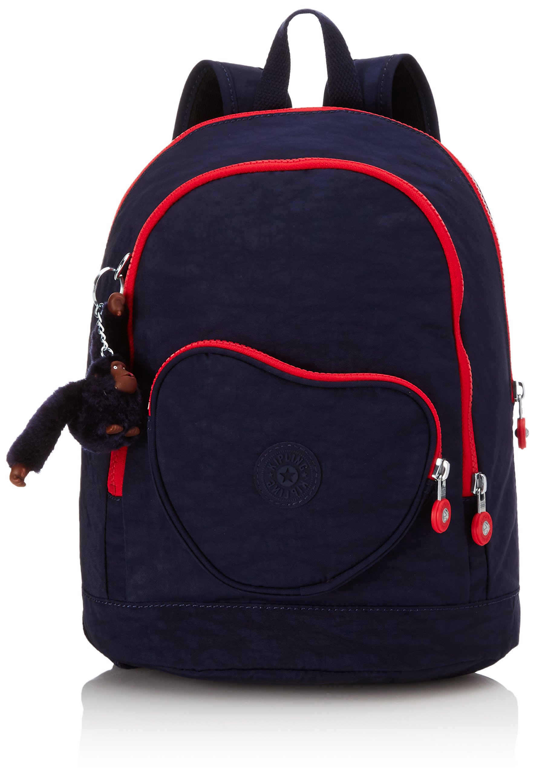 navy blue kipling backpack