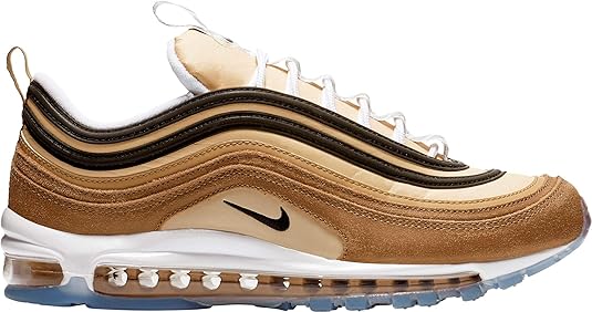Nike Herren Air Max 97 Leichtathletikschuhe Mehrfarbig (All Brown/Black/Elemental Gold 201) 45.5 EU