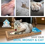 SOL Cat Scratching Board 37x12cm 2pk Reversible Cardboard Feline Toy view 8
