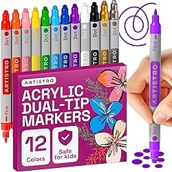ARTISTRO Vibrant Acrylic Paint Markers for