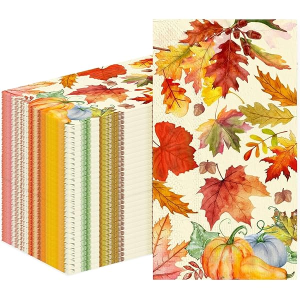 Citrouille D'automne Avec Bougies Feuilles D'érable Sur Fond Flou Ai Generative 70050715