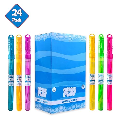 Bubble Play Giant Bubble Wands for Kids, 24 Pack 14