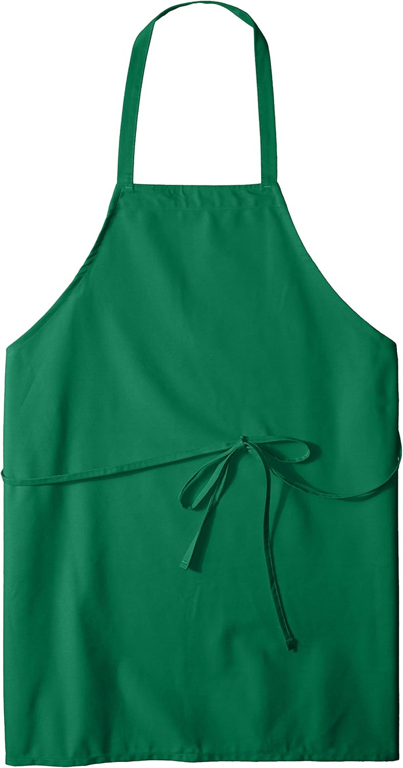 Uncommon Threads mens Restaurant Bib Apron, Kelly, One Size US: Clothing