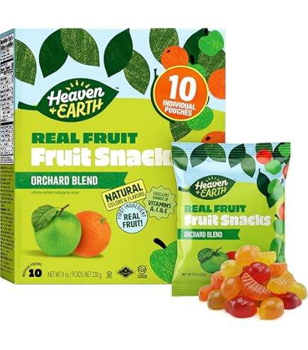 Amazon.com: Heaven & Earth Fruit Snacks, Orchard Blend, 5 oz (3