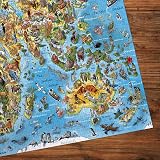 Gibsons Epic Earth 1000 Piece Jigsaw Puzzle by Hartwig Braun – Map Theme view 3