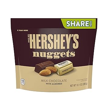 Amazon Com Hershey S Nuggets Milk Chocolate With Almonds Candy