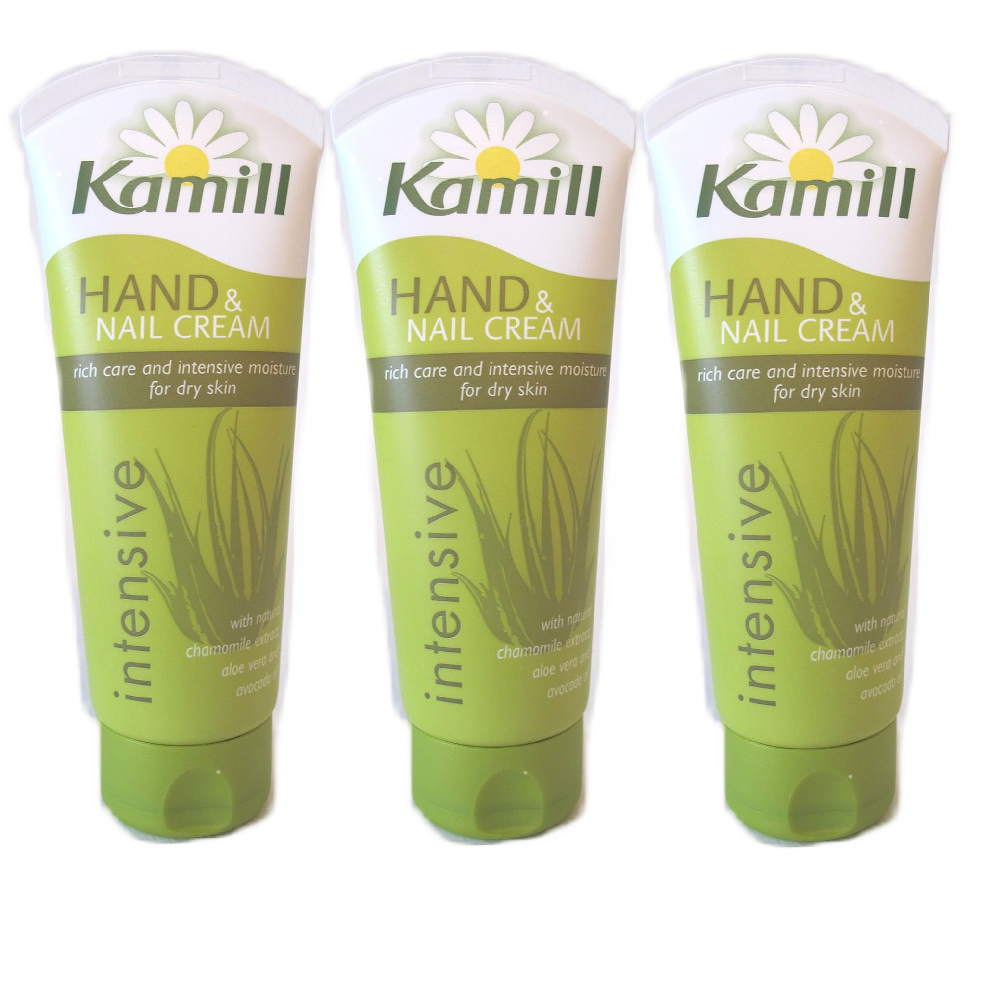 Kamill Intensive Chamomile Extract Hand and Nail Cream Rich Care 100ml by Kamill 100ml (Pack of 3)