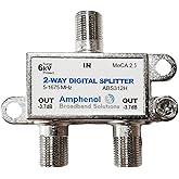 Amphenol 2-Way Digital Splitter MoCA 2.0 ABS312H