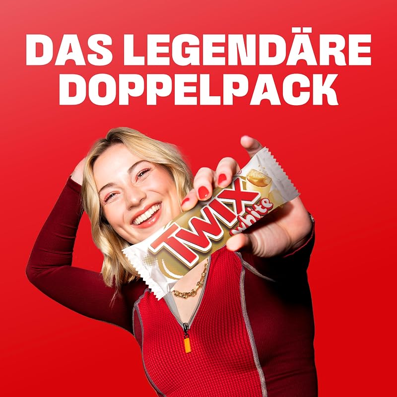 White Doppelriegel Karamell Keks weiße Schokolade Vorratspack 30x46g