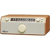 Sangean WR-12 AM/FM/Aux-in Stereo Analog Wooden Cabinet Radio (Walnut)