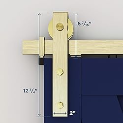 National Hardware, 72 in, Brushed Gold N700-006