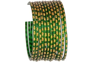 JD'Z COLLECTION JD'Z Indian Jewelry Bangles Bollywood Bangle set bracelets for women Bridal Ethnic Dailywear Glass Bangles Set For Women Traditional