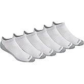Dickies Men's Dri-Tech Moisture Control No Show/Low Cut Socks, Available in M-XXL (6, 12 Pairs)
