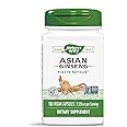 Nature's Way Premium Herbal Asian Ginseng 1120 mg per serving Capsules, 100 Count