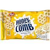 Honeycomb Breakfast Cereal, Made with Real Honey, 32 oz Bag | Made With Whole Grain, No Artificial Colors And Flavors, Dye Free, On The Go Treat, Snack For Kids And Adults