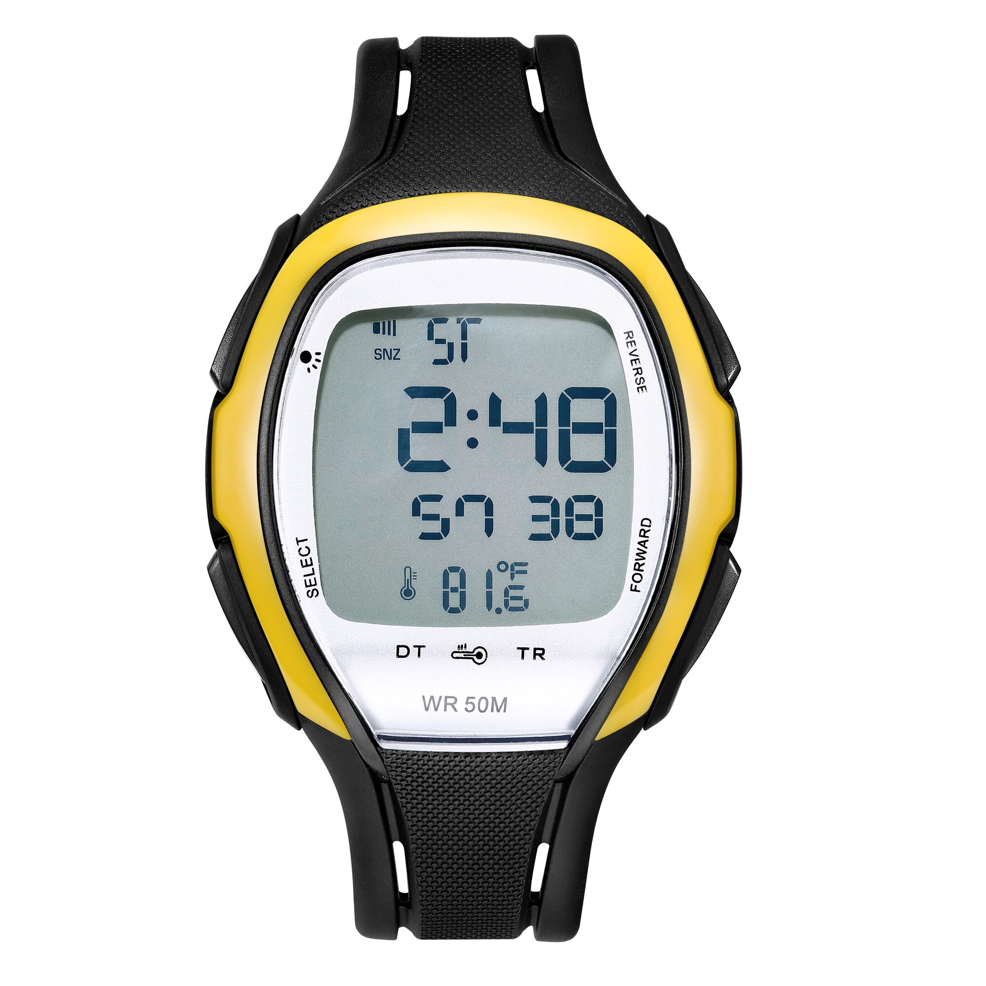 digital watch with temperature sensor
